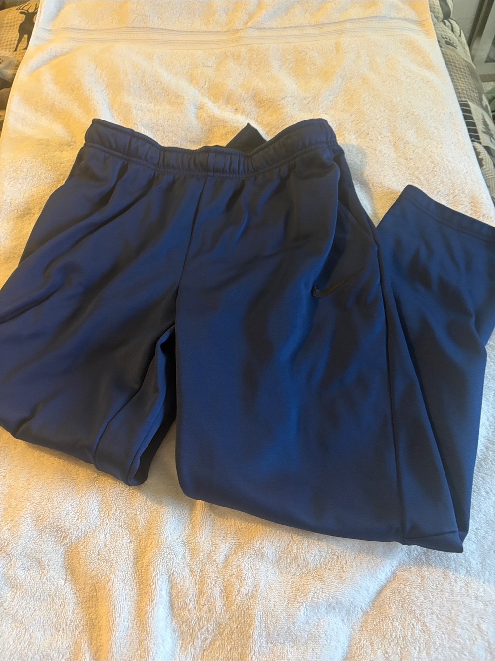 Nike Men's Navy Blue therma-fit pants